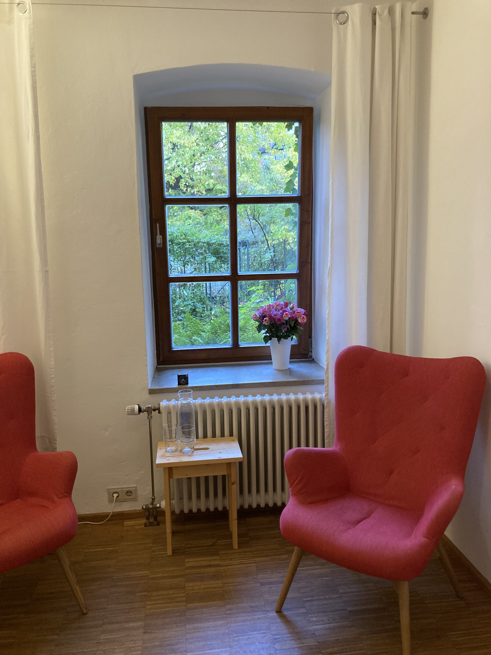 Ruhige Atmosphäre als Rahmen für Gespräche